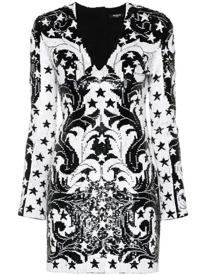 Sequinned Mini Dress