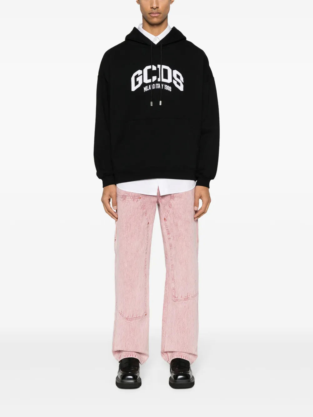 Logo-Embroidered Hoodie