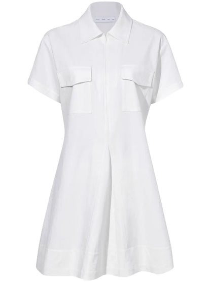 Carmine Zipped Short Dress