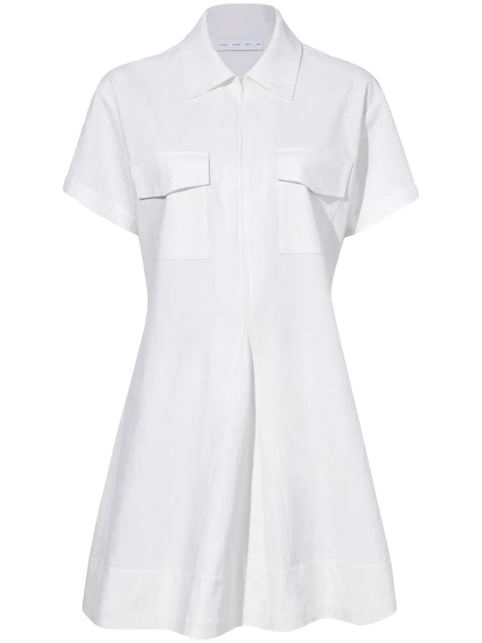 Carmine Zipped Short Dress