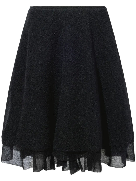 Julia Layered Asymmetric Skirt