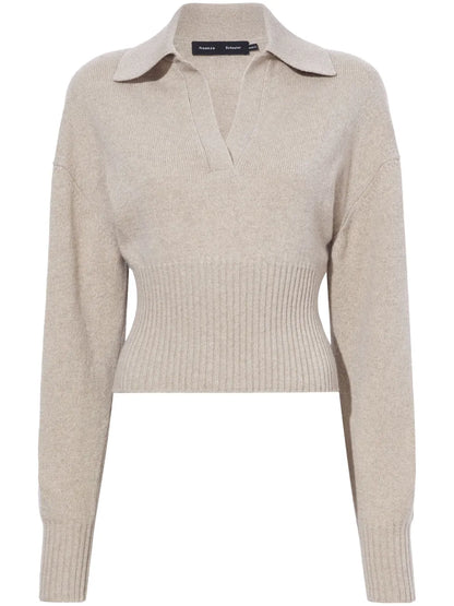 Jeanne Cashmere Polo Jumper