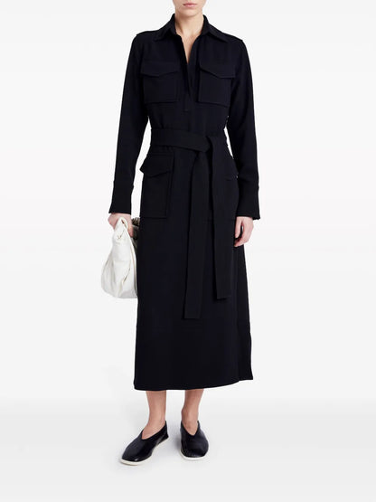 Vanessa Belted Shirt Dress