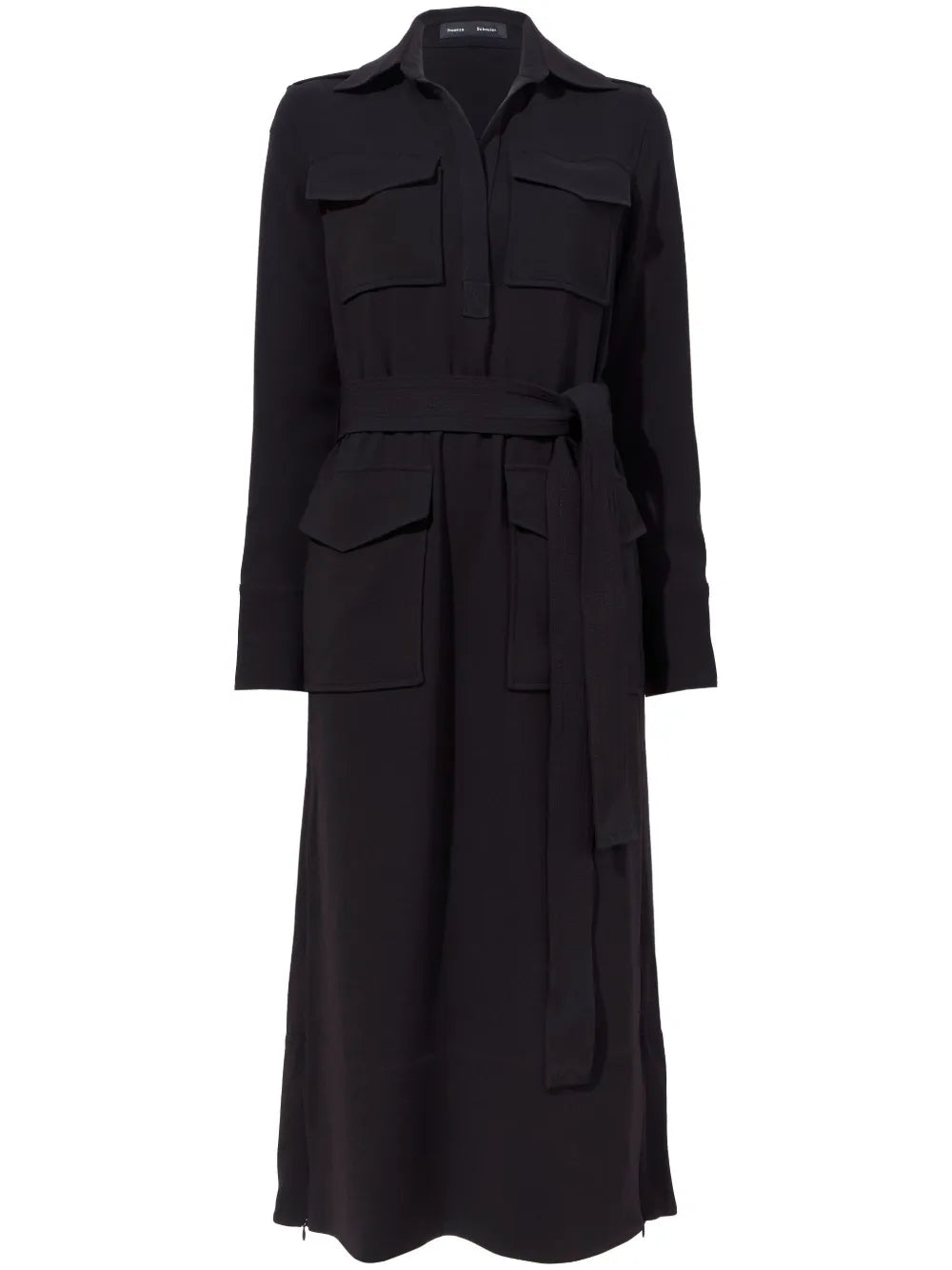 Vanessa Belted Shirt Dress