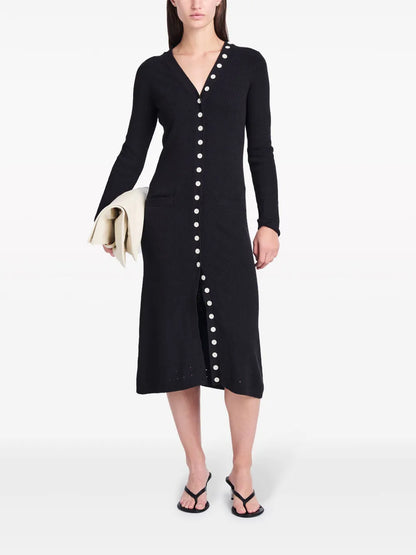 Cameron Ribbed-Knit Midi Dress