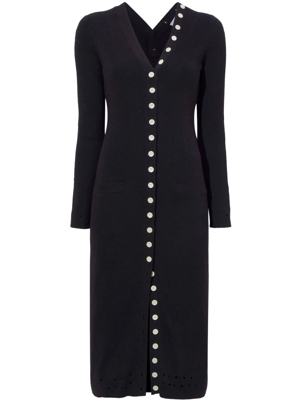 Cameron Ribbed-Knit Midi Dress