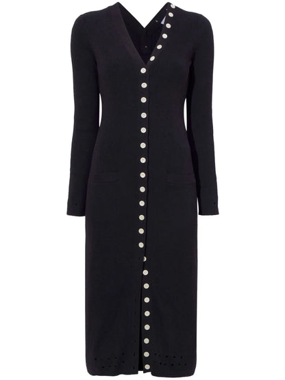 Cameron Ribbed-Knit Midi Dress