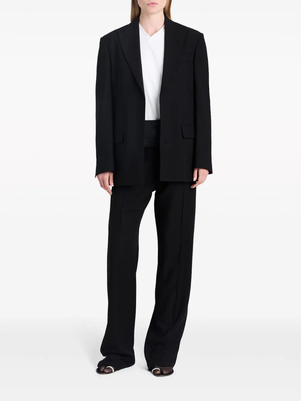 Devon Peak-Lapel Blazer