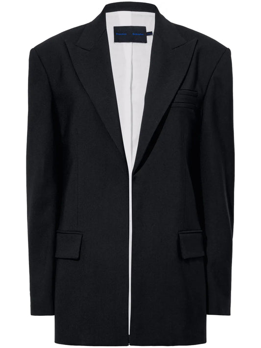 Devon Peak-Lapel Blazer