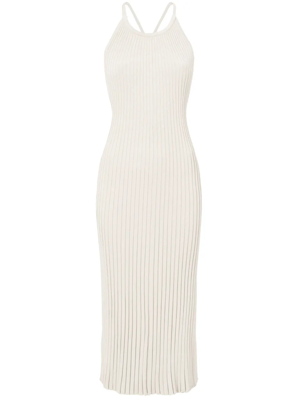 Vida Ribbed-Knit Midi Dress