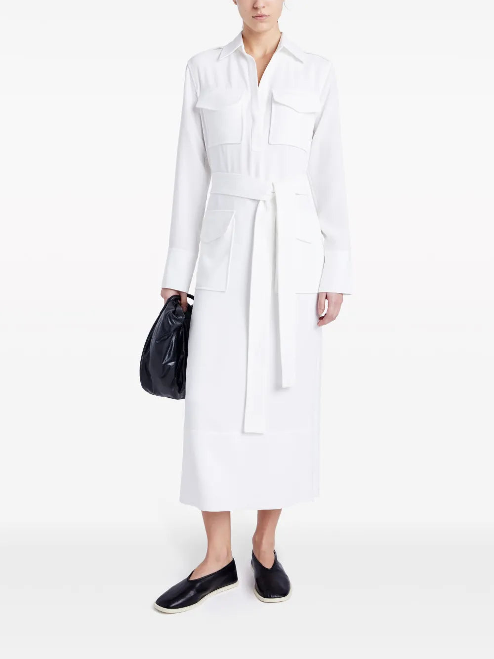 Vanessa Belted Shirt Dress