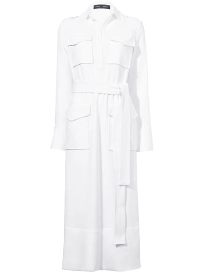 Vanessa Belted Shirt Dress