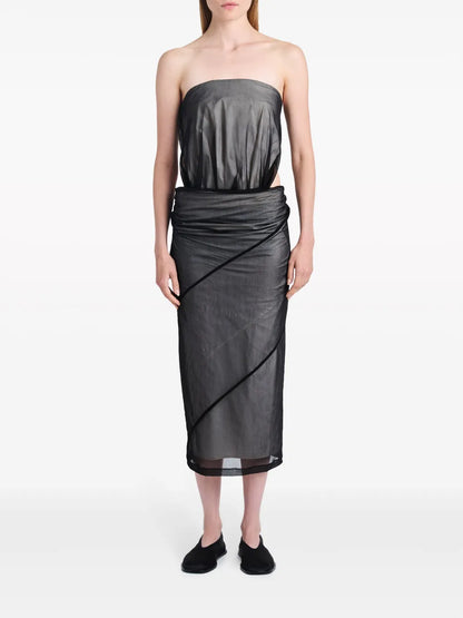 Gwen Strapless Cut-Out Dress