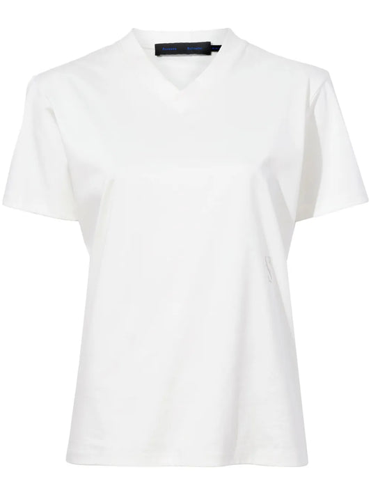 Talia V-Neck Organic Cotton T-Shirt