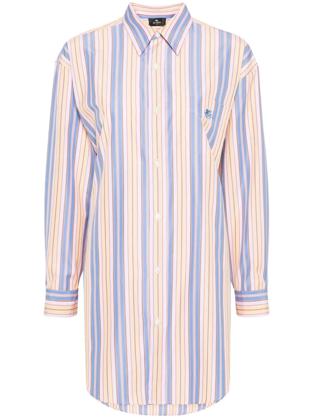 Ge01 Stripped Cotton Shirt