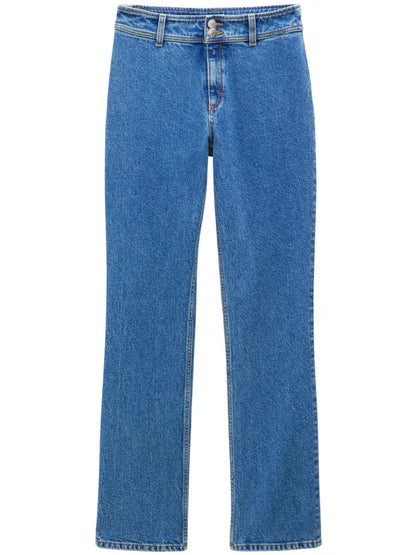 90S Stretch Straight-Leg Jeans