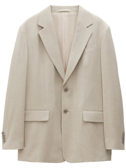 Single-Breasted Mélange Blazer