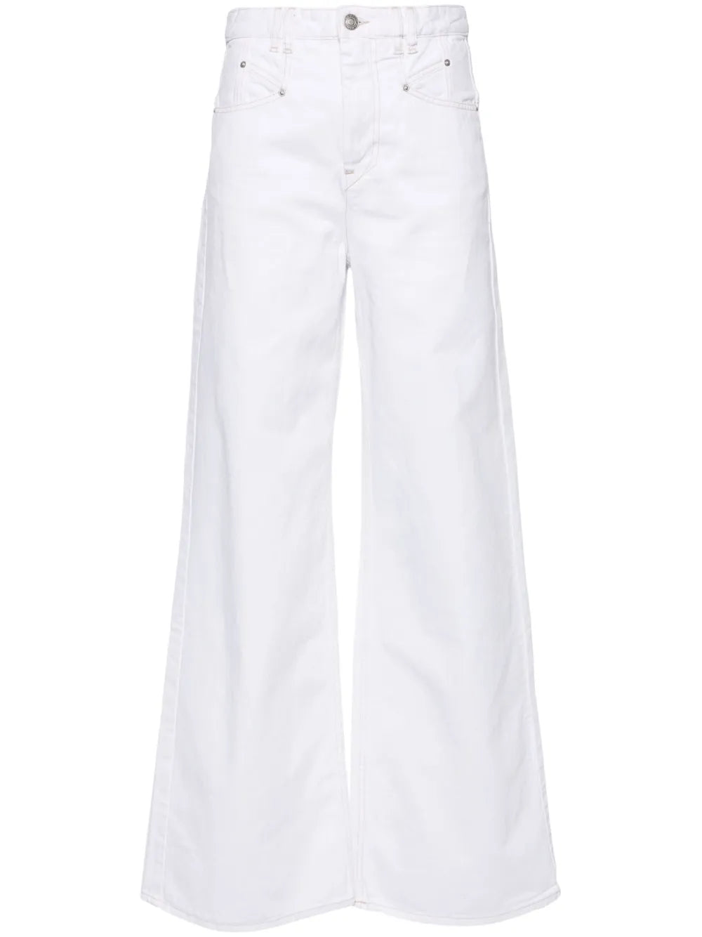 Lemony High-Rise Wide-Leg Jeans