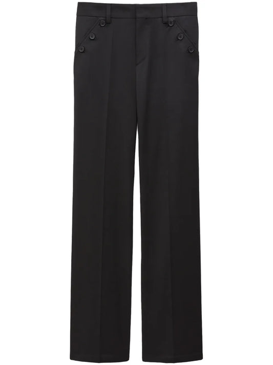 Tailored Straight-Leg Trousers