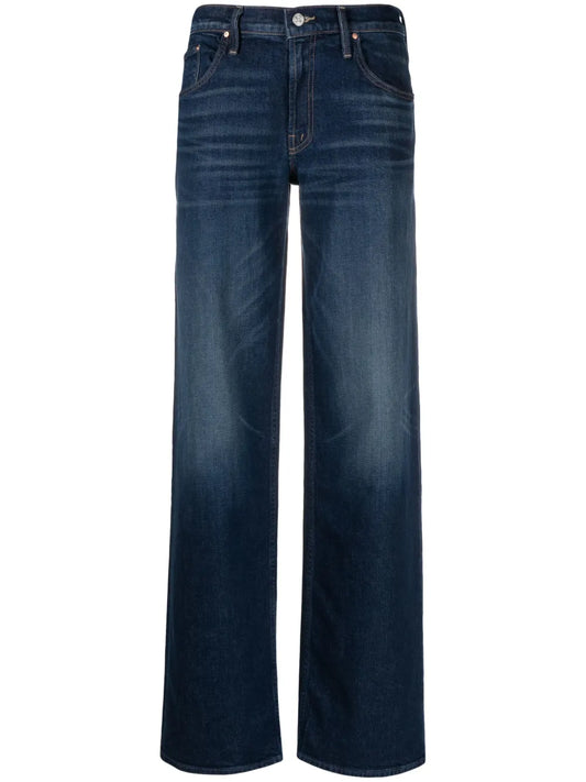 The Down Low Spinner Heel Straight-Leg Jeans