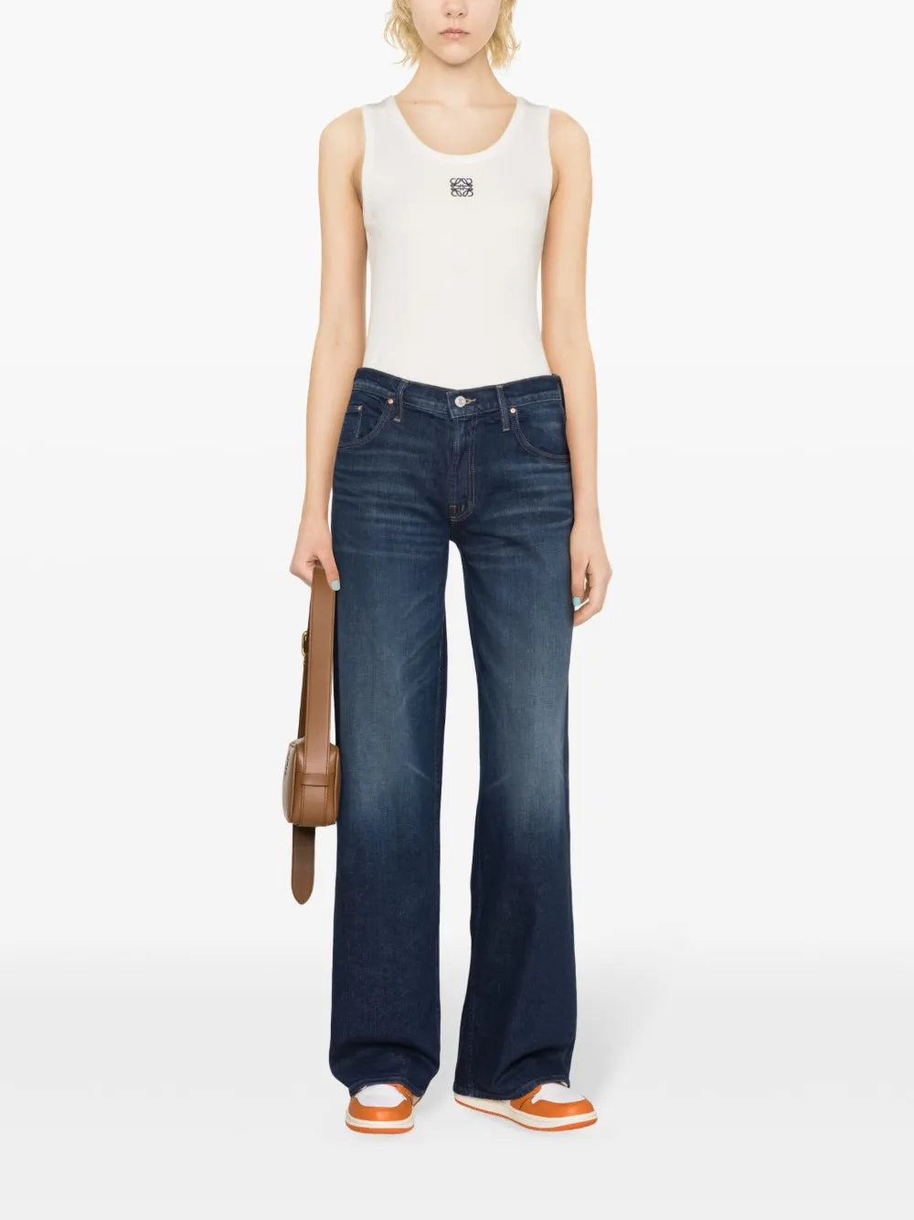The Down Low Spinner Heel Straight-Leg Jeans