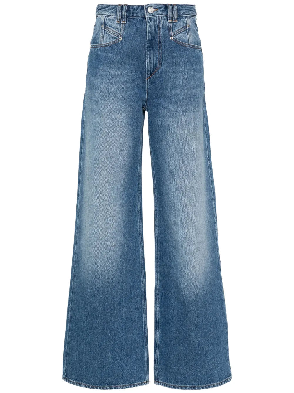 Lemony Wide-Leg Jeans