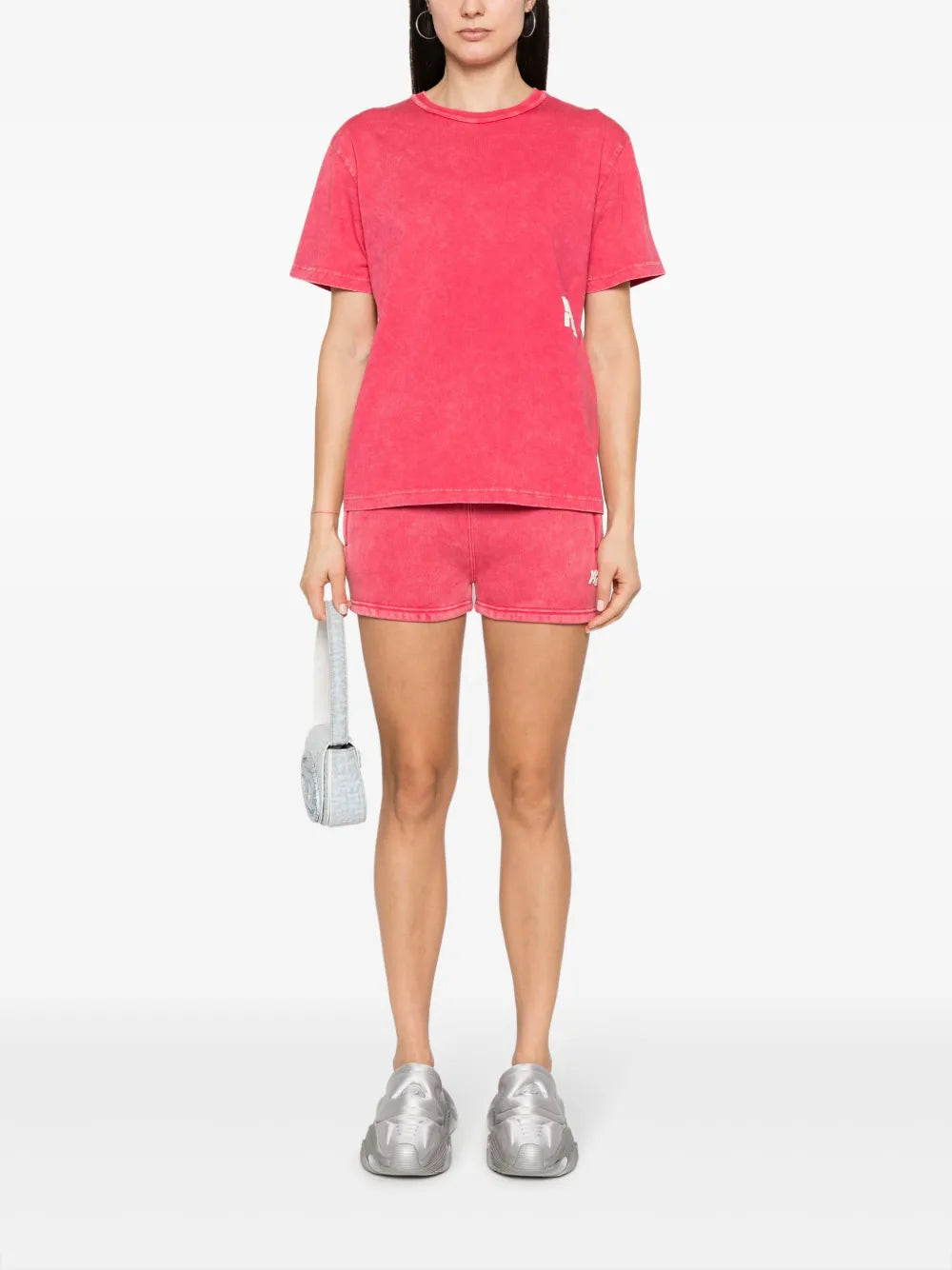 Logo-Print Faded-Effect T-Shirt