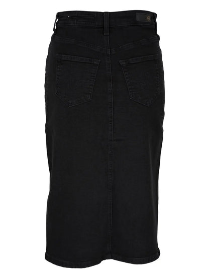 Denim Midi Skirt