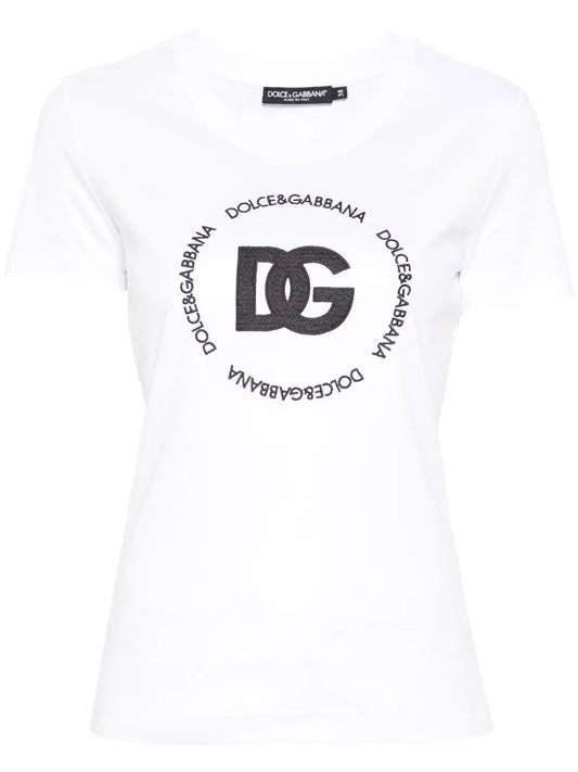Embroidered-Logo Interlock T-Shirt
