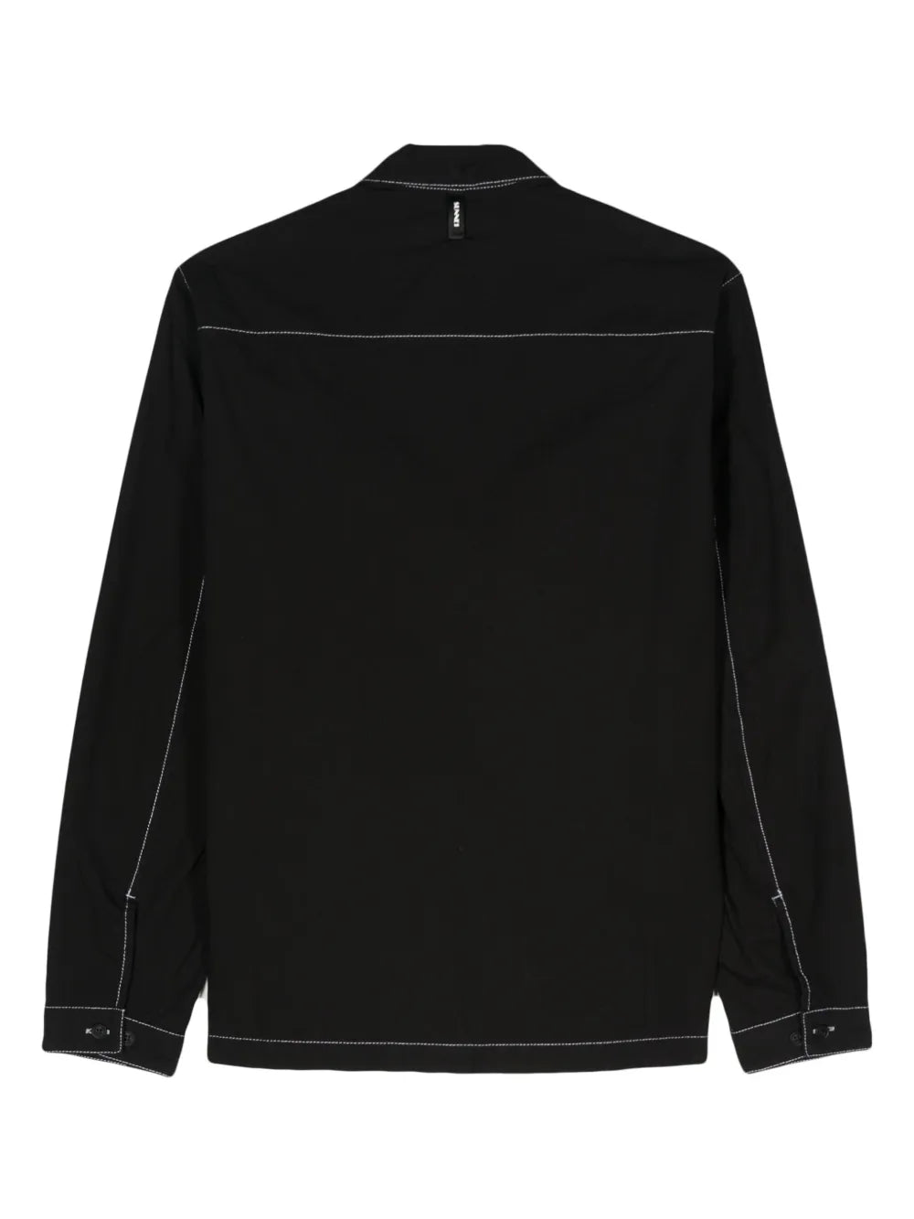 Contrast-Stitching Shirt