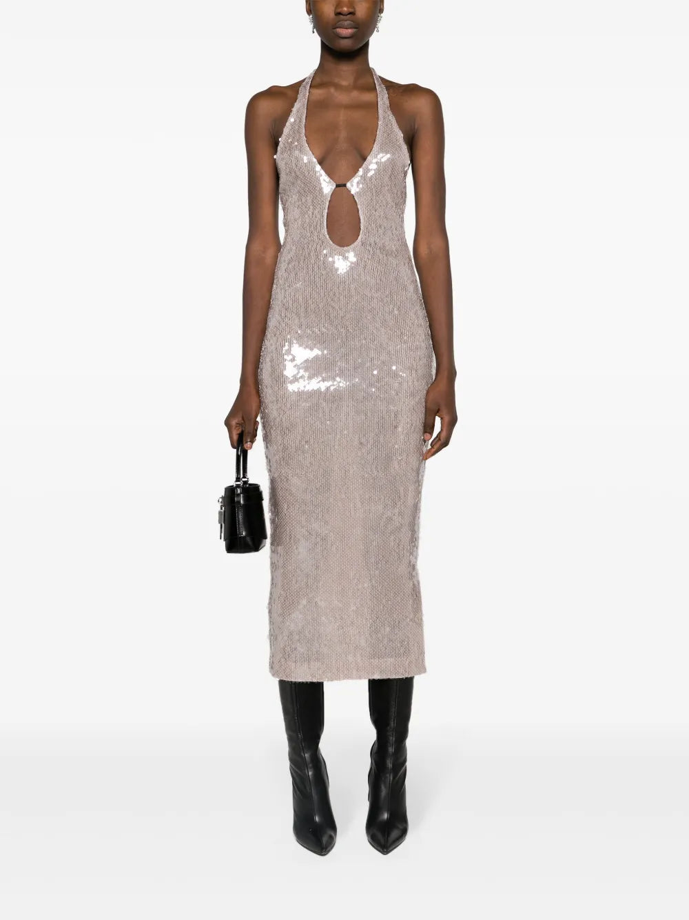 Sola Sequinned Midi Dress