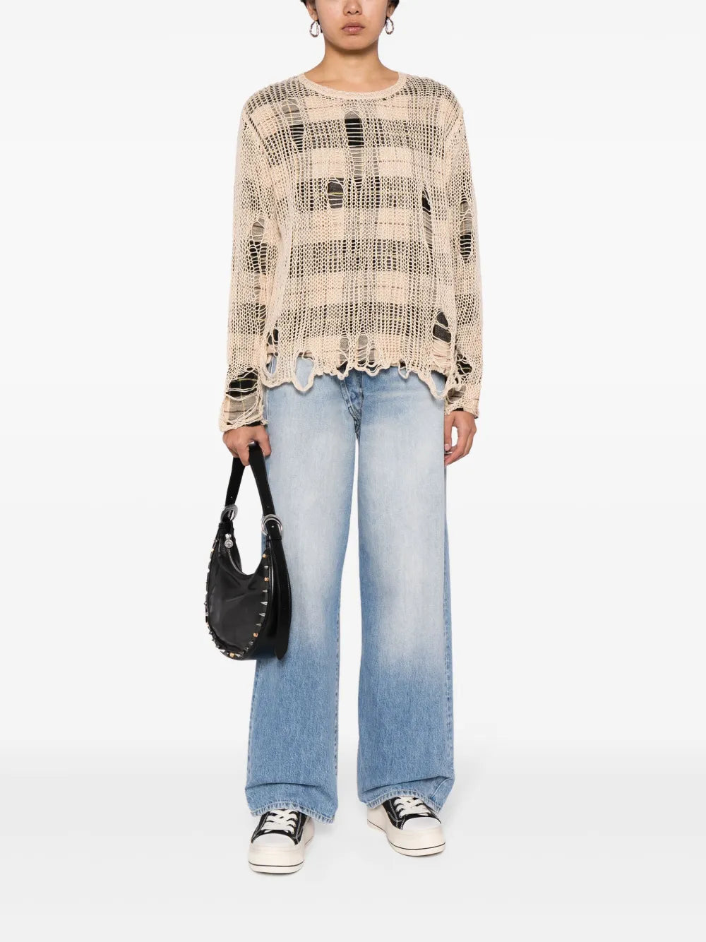 Layered Cotton Jumper