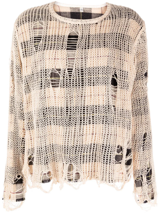 Layered Cotton Jumper
