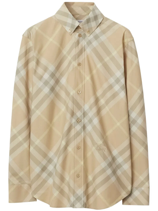 Vintage-Check Cotton Shirt