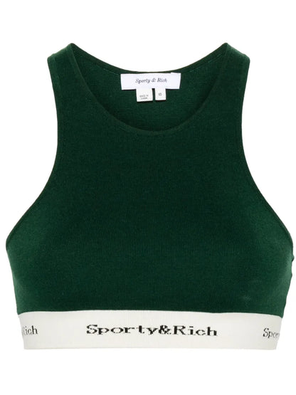 Logo-Underband Racerback Top