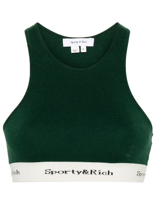 Logo-Underband Racerback Top