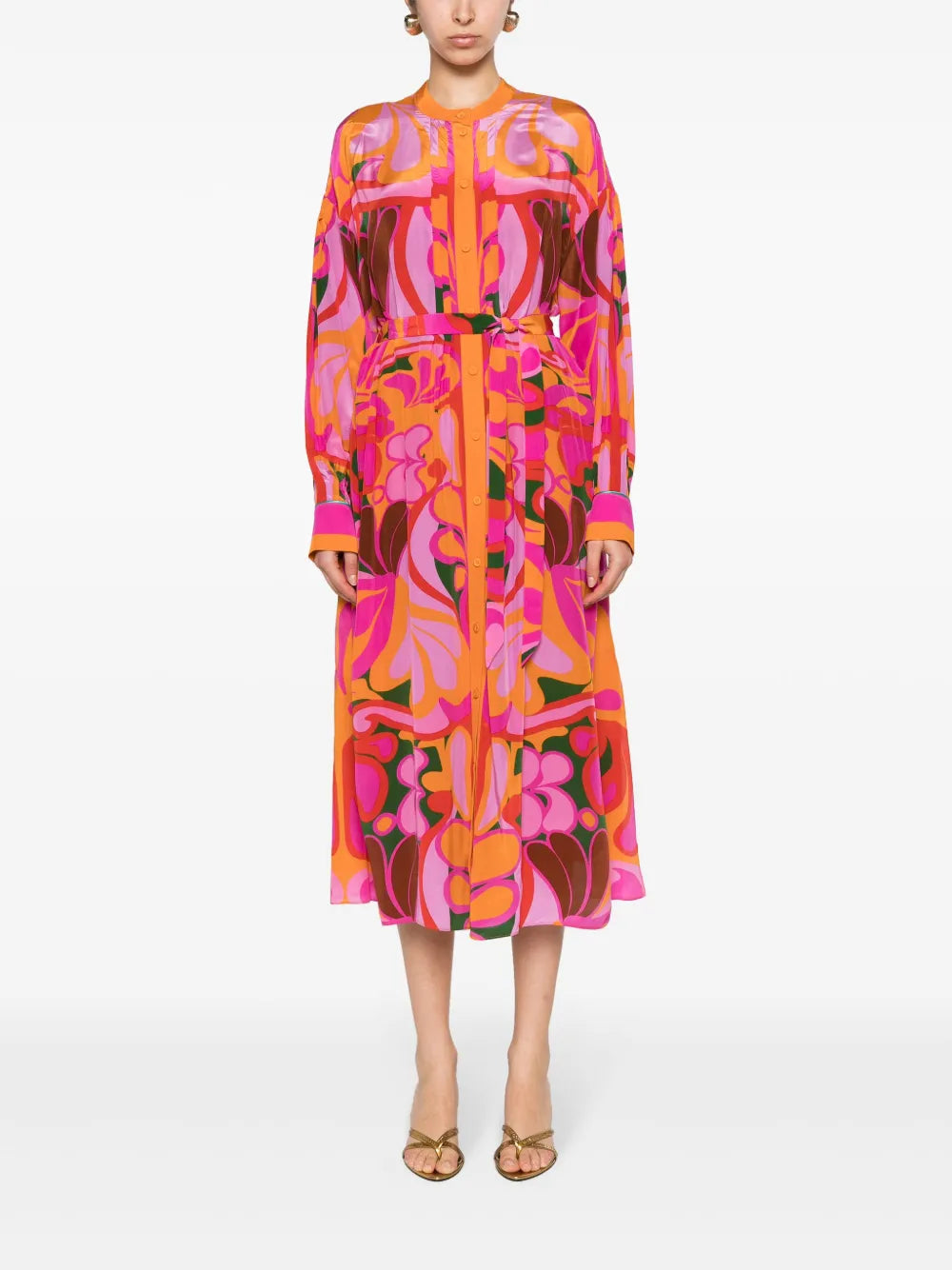 Camila Floral-Print Midi Dress