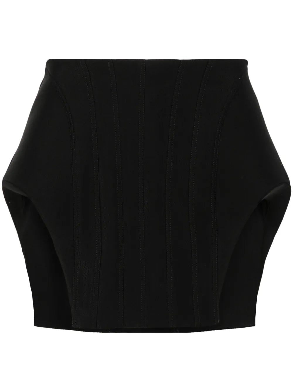 Corset-Inspired Mini Skirt