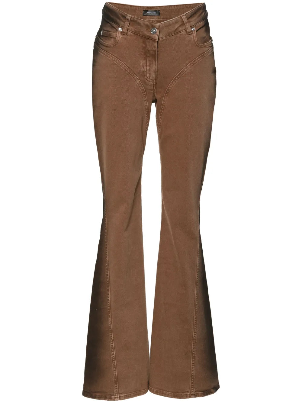 Mid-Rise Flared Jeans