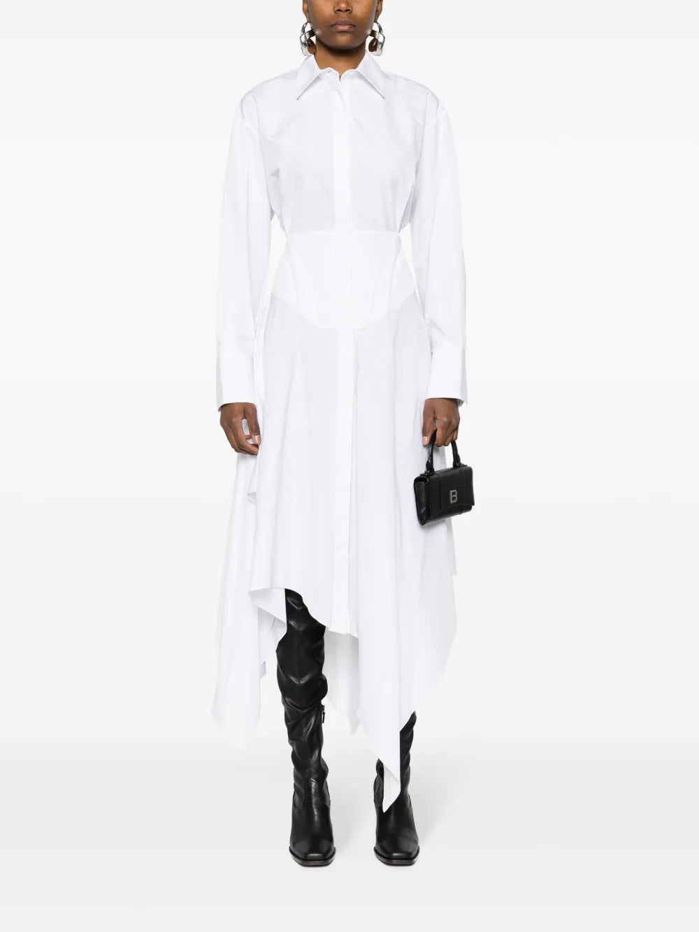 Poplin Midi Dress