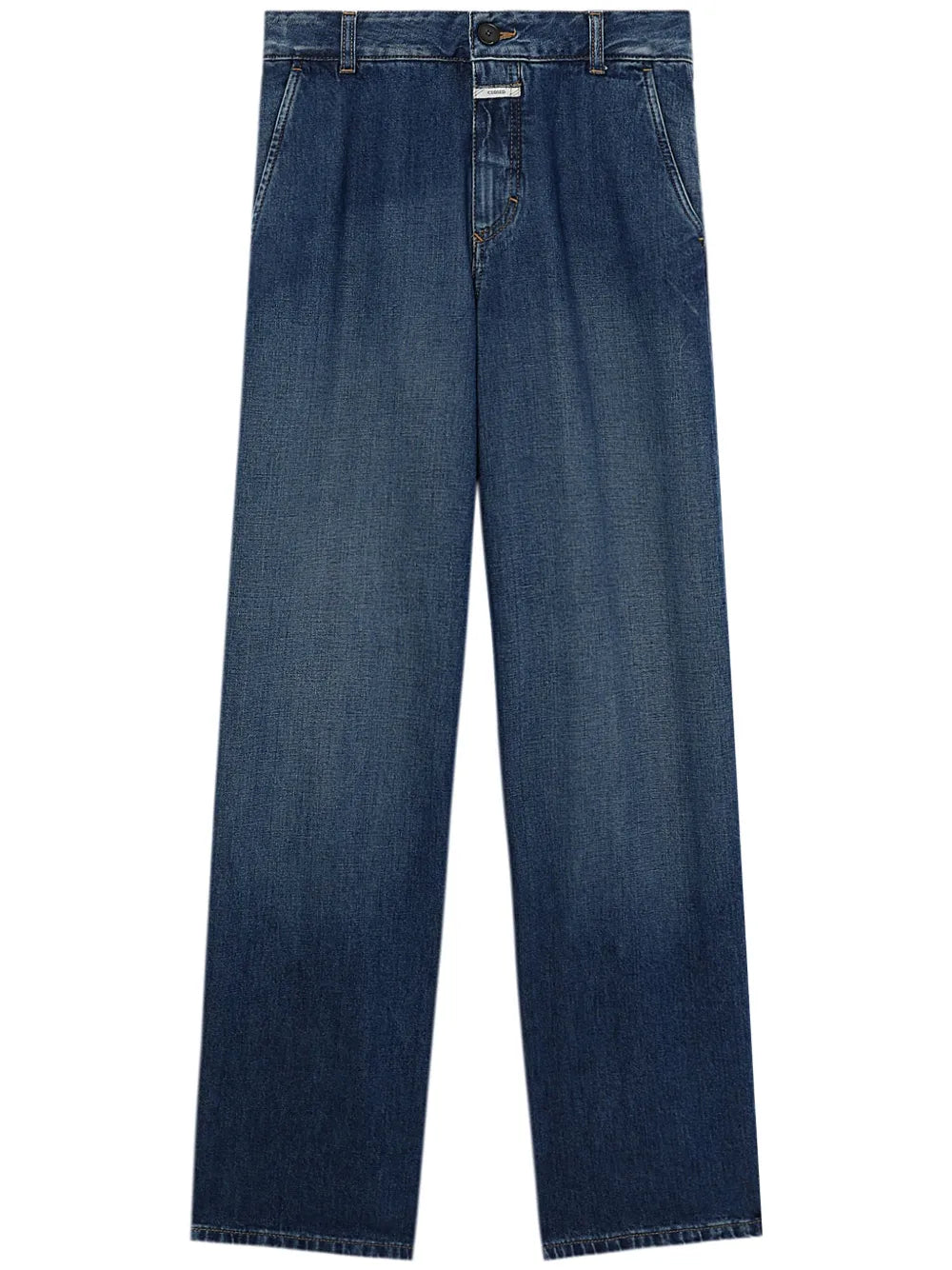 Jurdy Low-Rise Straight-Leg Jeans