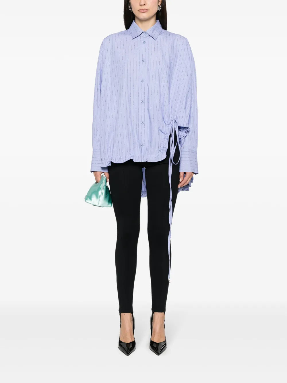 Logo-Print Striped Shirt
