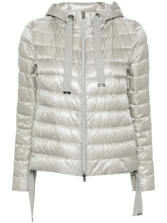 Hooded Goose-Down Jacket