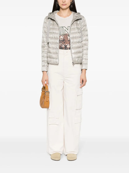 Hooded Goose-Down Jacket
