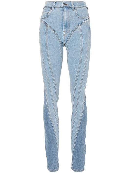 Spiral High-Rise Skinny Jeans