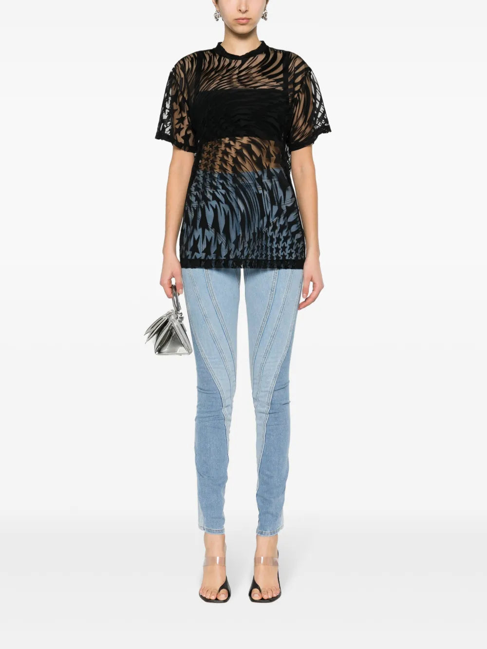Spiral High-Rise Skinny Jeans