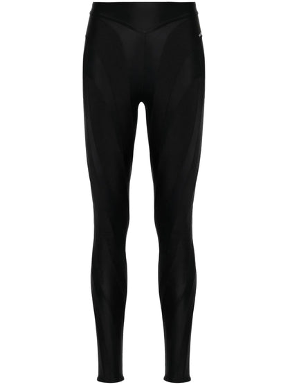 Panelled Spiral Leggings