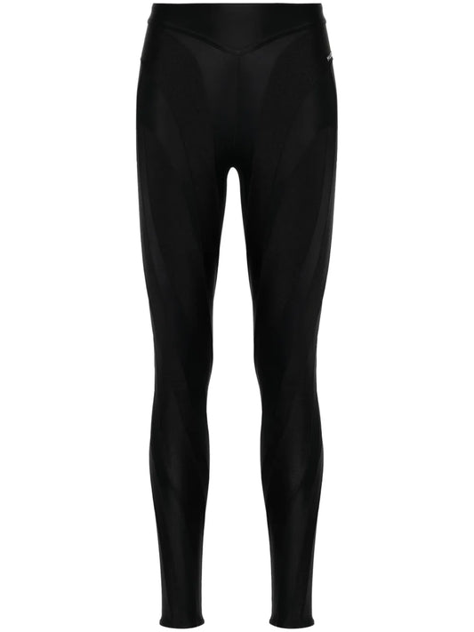 Panelled Spiral Leggings
