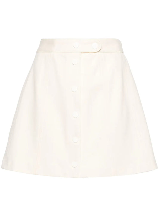 High-Waist A-Line Miniskirt