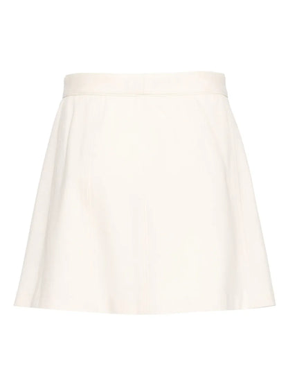 High-Waist A-Line Miniskirt